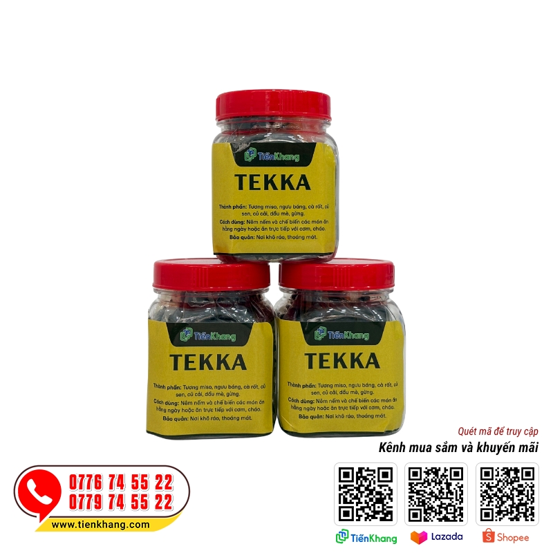 Tekka Việt Nam - Gia vị rau củ cao cấp Việt Nam - Hũ (100gram)